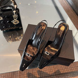 Side profile view of Saint Laurent luxury piece style No.004