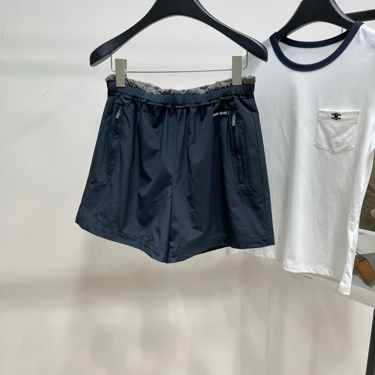 Shorts- Miu M Shorts Premium Designer Casual Shorts