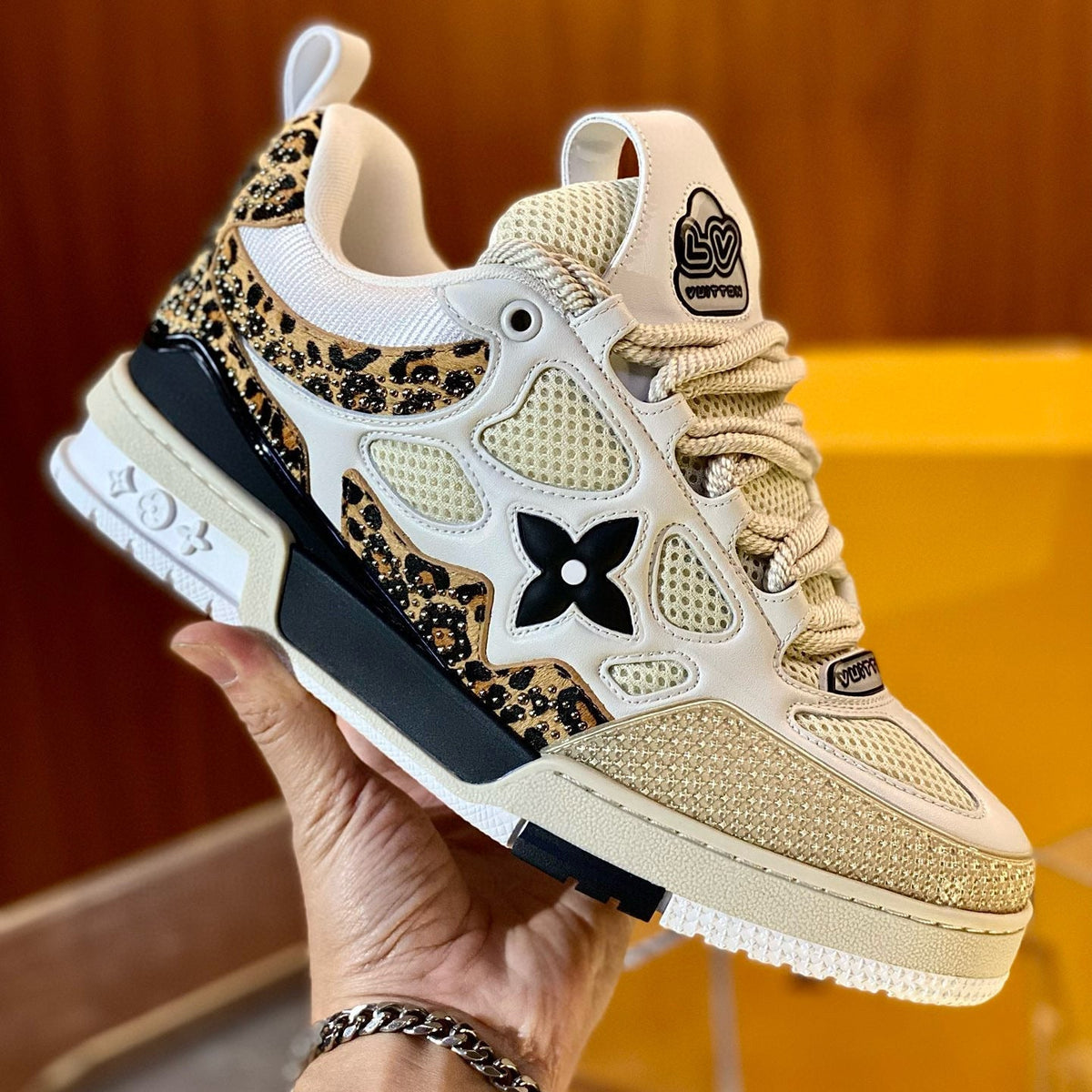 Louis Vuitton Shoes- Louis Vuitton Lou Skate Trainers Luxury Lifestyle Designer Footwear