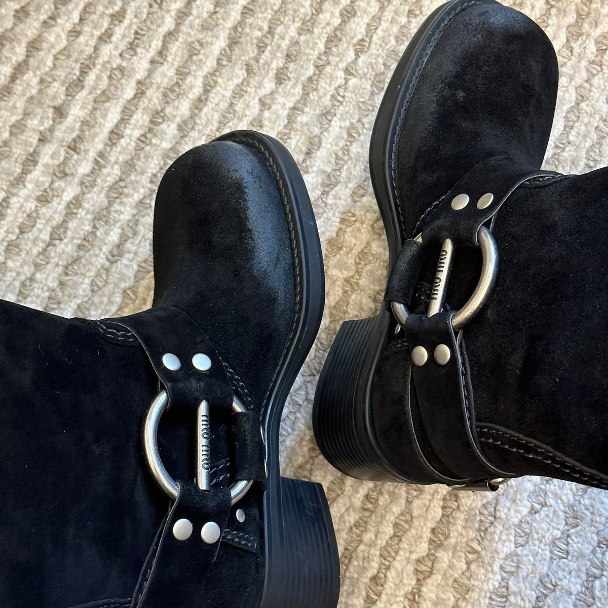 Shoes? Miu M Boots Luxury Lifestyle Designer Footwear