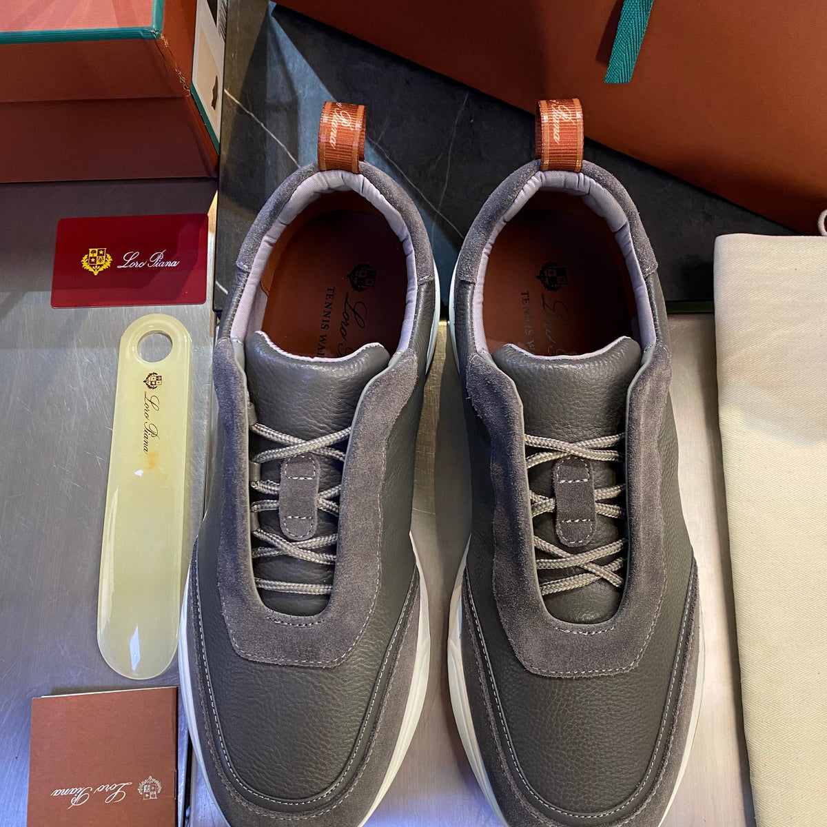 Shoes- Loro P Modular Walk Sneakers Premium Designer Casual Shoes