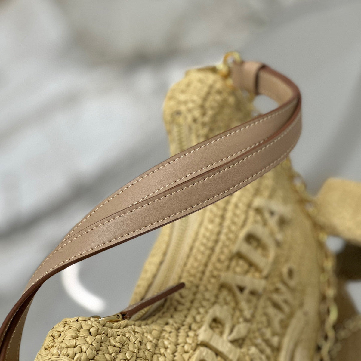 Bags- Pd Re-edition Crochet Mini Bag Luxury Designer Leather Handbag