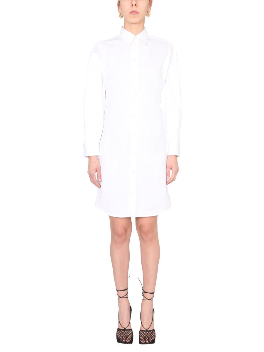 Bottega Veneta Dresses? Bottega Veneta Women Chemisier Dress Elegant Designer Evening Dress