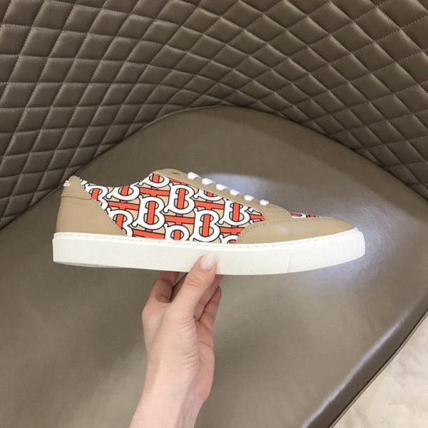 Burberry Camel Slip-On Sneakers - Sole Detail View