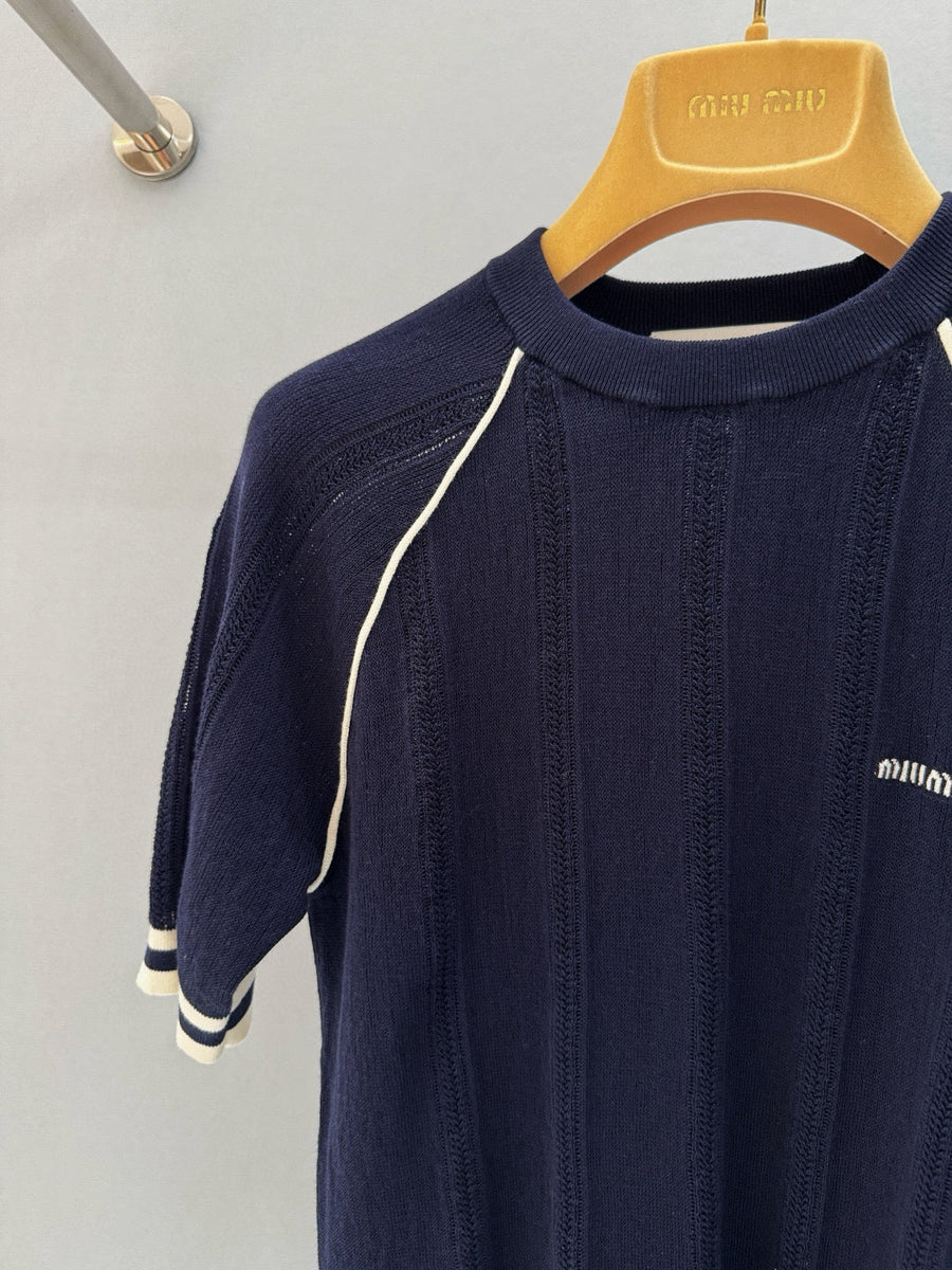 Tops- Miu M Top Elegant Everyday Designer Top