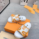 Louis Vuitton shoes Style 363 - close-up of iconic logo design