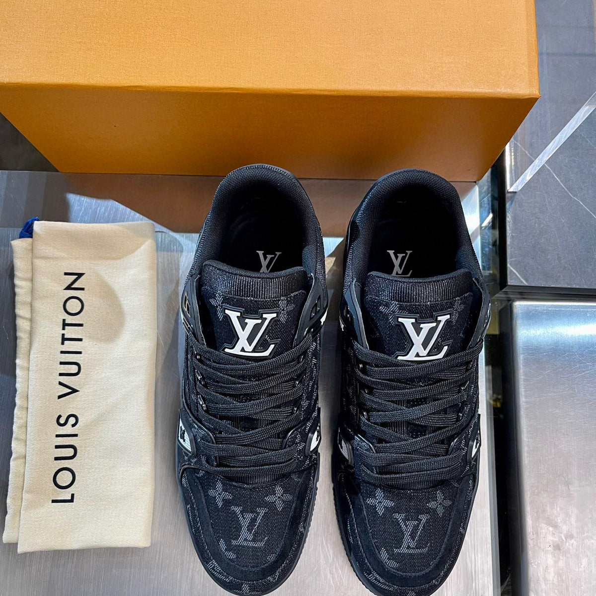 Louis Vuitton Shoes- Louis Vuitton Lou Trainers Luxury Lifestyle Designer Footwear