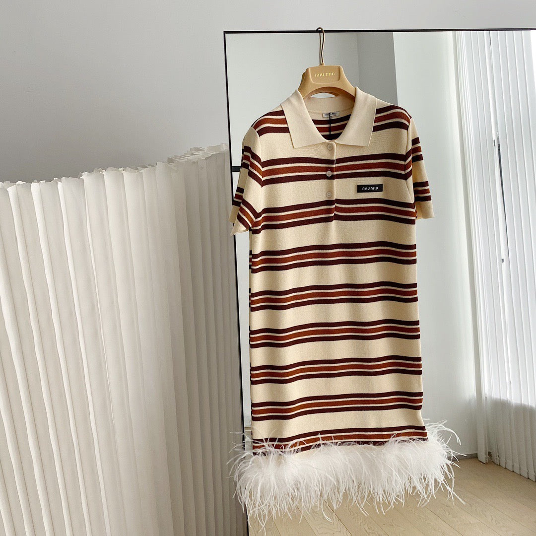 Dresses- Miu M Dress Chic Everyday Designer Dress