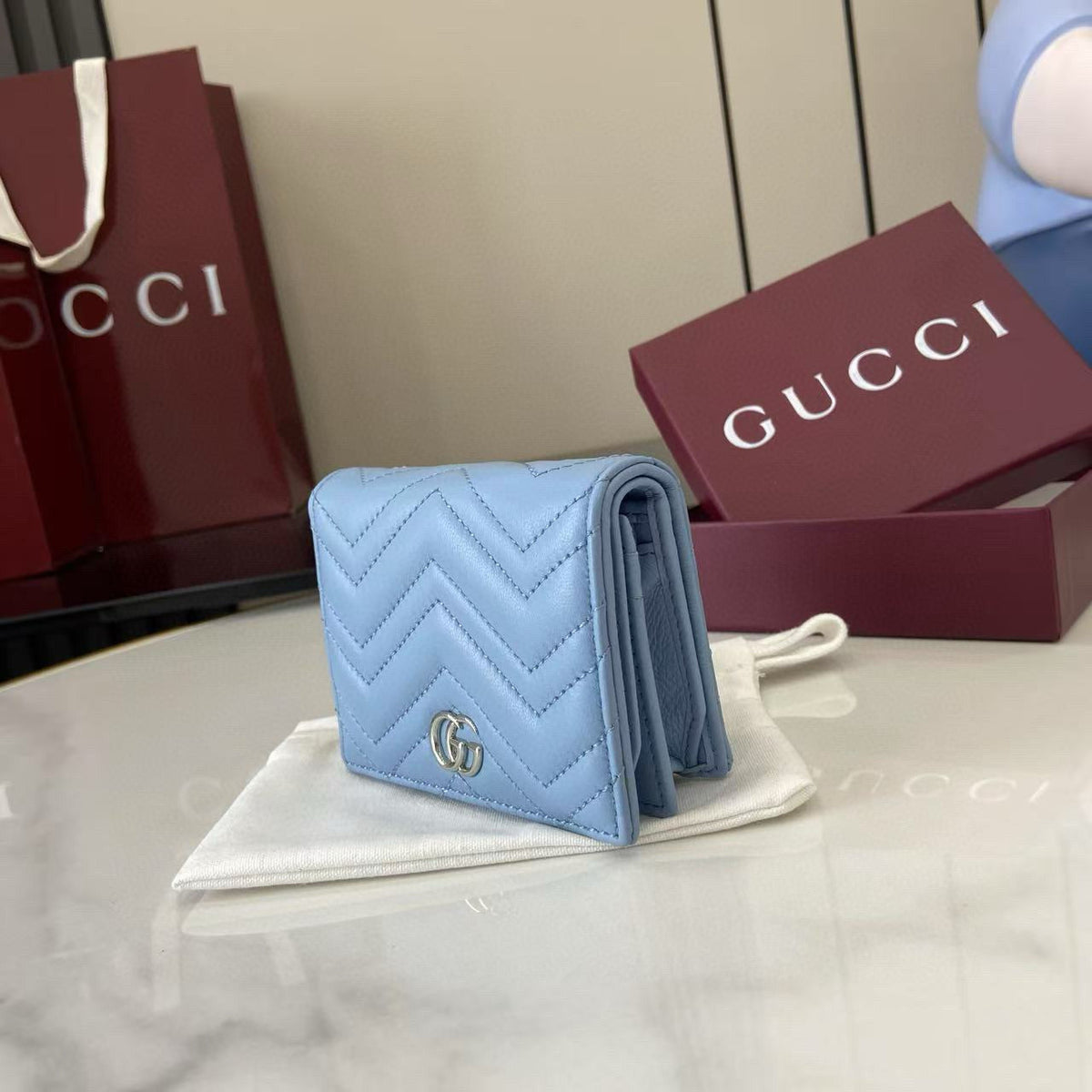 Gucci Wallets- Gucci Marmont Small Wallet Elegant Everyday Leather Wallet