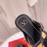 Valentino Garavani designer shoes full view