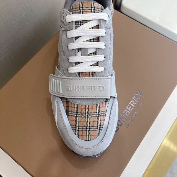 Burberry Camel Pointed-Toe Flats - Angled View