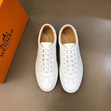 Hermes shoes Style 105 - front view, sleek modern silhouette