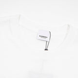 Close-up of Burberry t-shirt craftsmanship