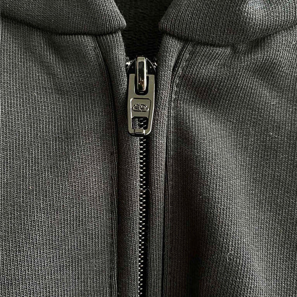 Close-up of Balenciaga designer clothing craftsmanship