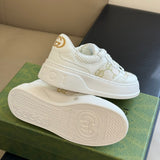 Gucci Embossed Sneaker detail shot – designer craftsmanship and quality