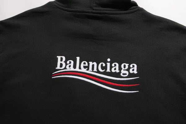 Close-up of Balenciaga designer clothing craftsmanship