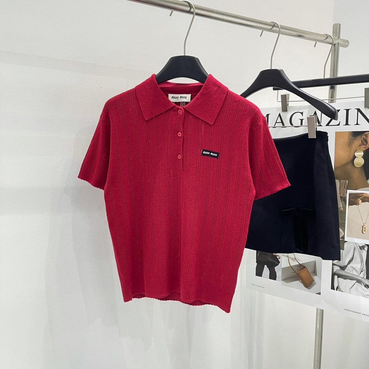 Polo Shirts- Miu M Polo Premium Everyday Polo Shirt