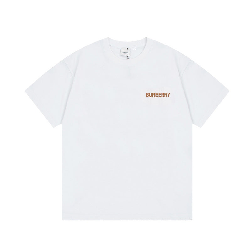 Burberry luxury t-shirt detail shot