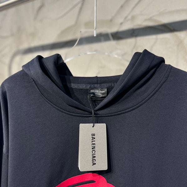 Close-up of Balenciaga designer clothing craftsmanship