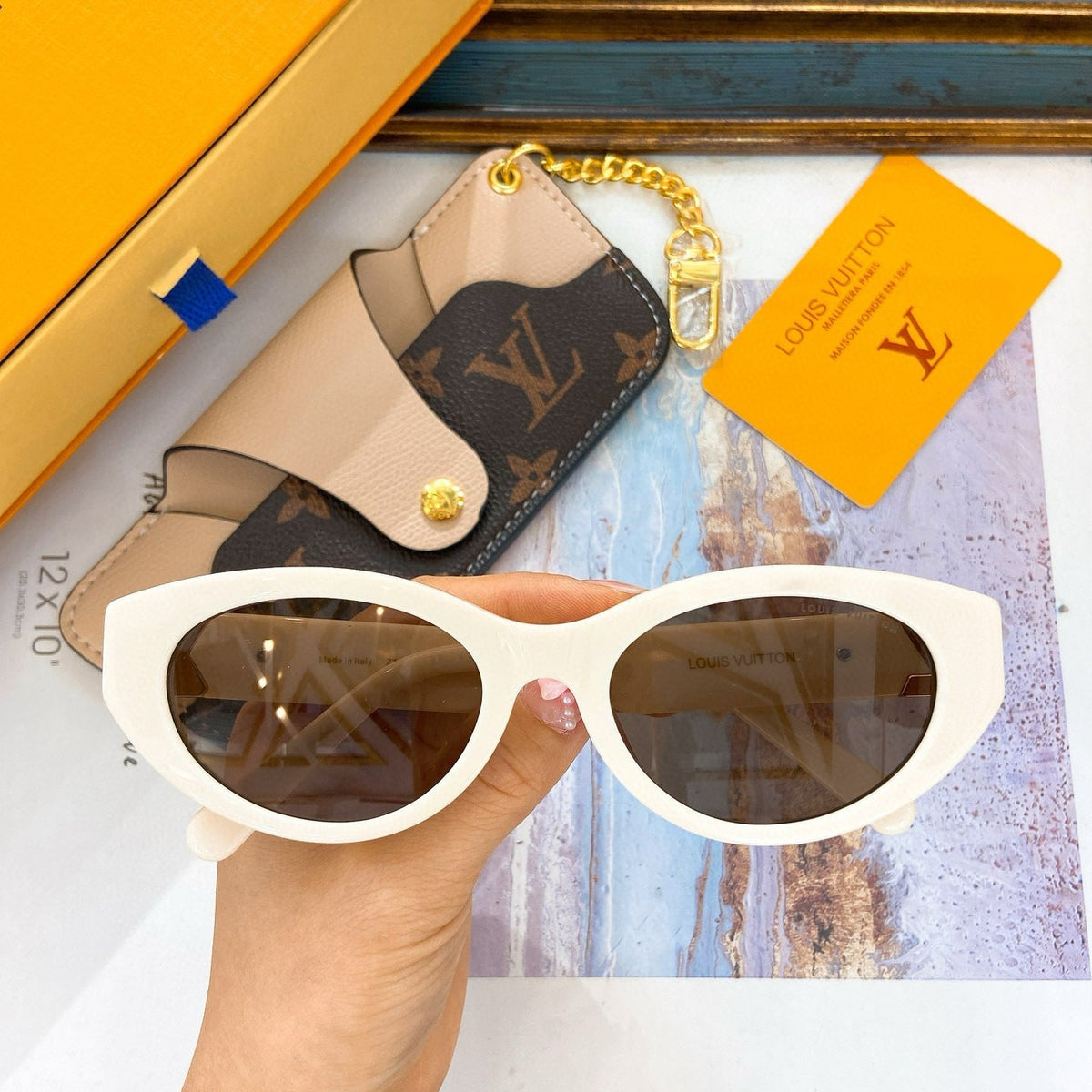 Louis Vuitton Sunglasses- Louis Vuitton Lou Sunglasses Luxury Designer UV Sunglasses