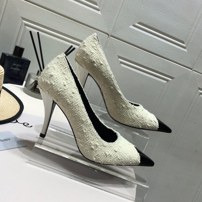 Saint Laurent luxury shoes detail shot