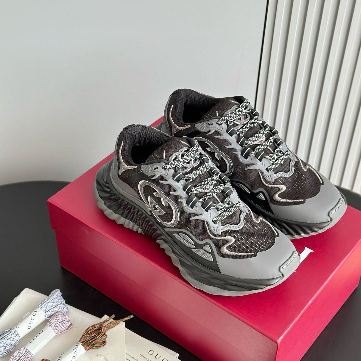 Gucci Shoes- Gucci Ripple Trainers Luxury Lifestyle Designer Footwear