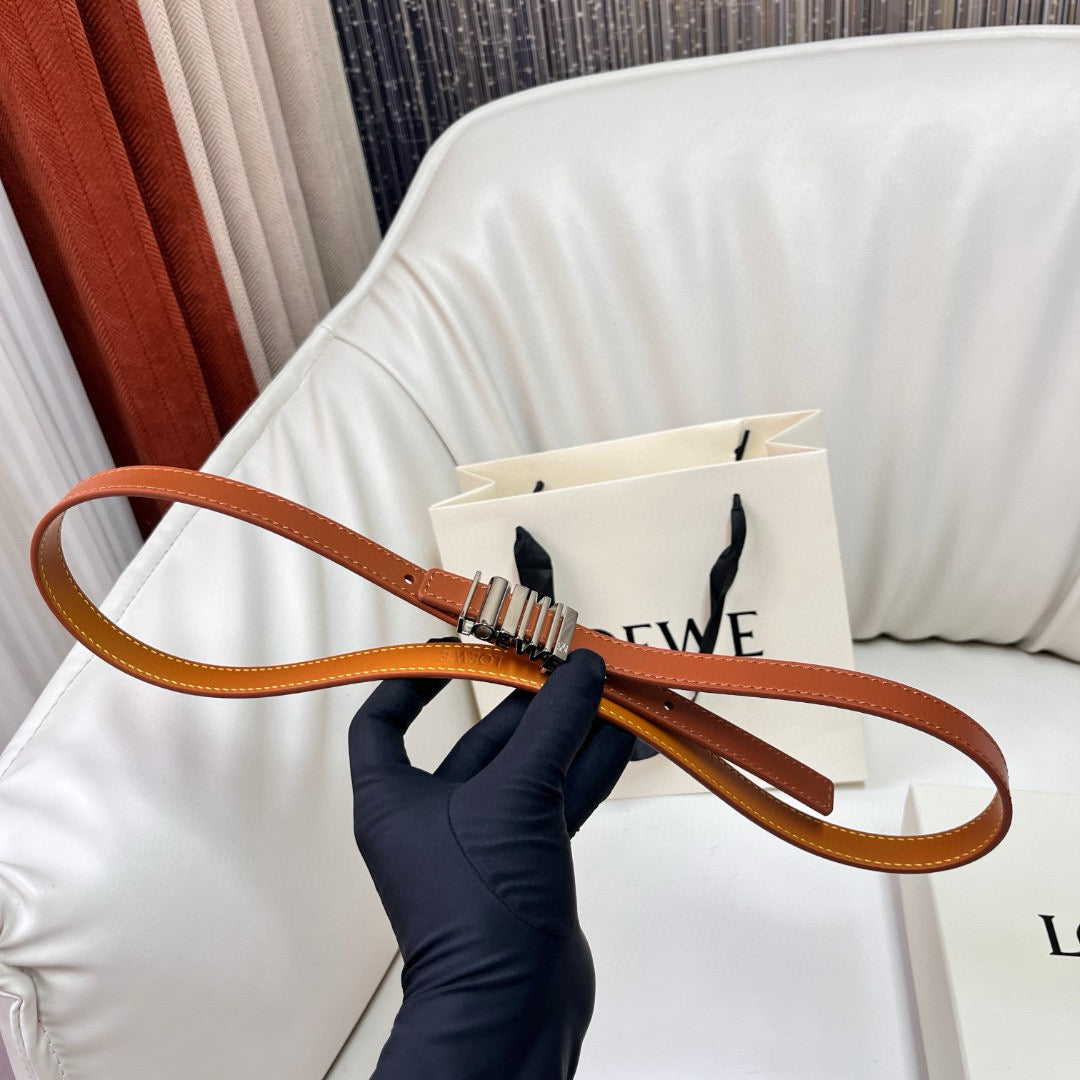 Belts- Loew Belt 1.5 Cm Premium Leather Designer Belt
