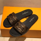 Close-up of Louis Vuitton shoes craftsmanship
