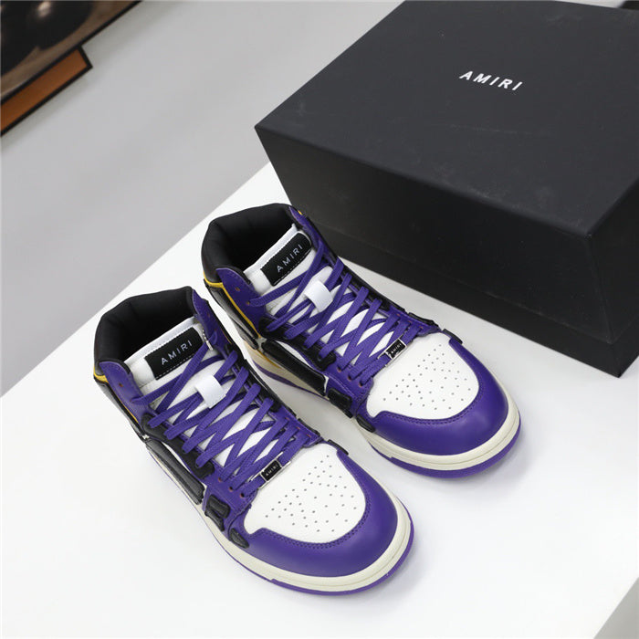 Close-up of Amiri sneakers craftsmanship