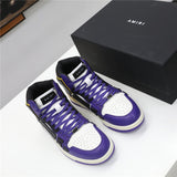Close-up of Amiri sneakers craftsmanship