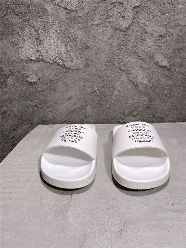 Balenciaga Red Platform Sandals - Toe Detail View
