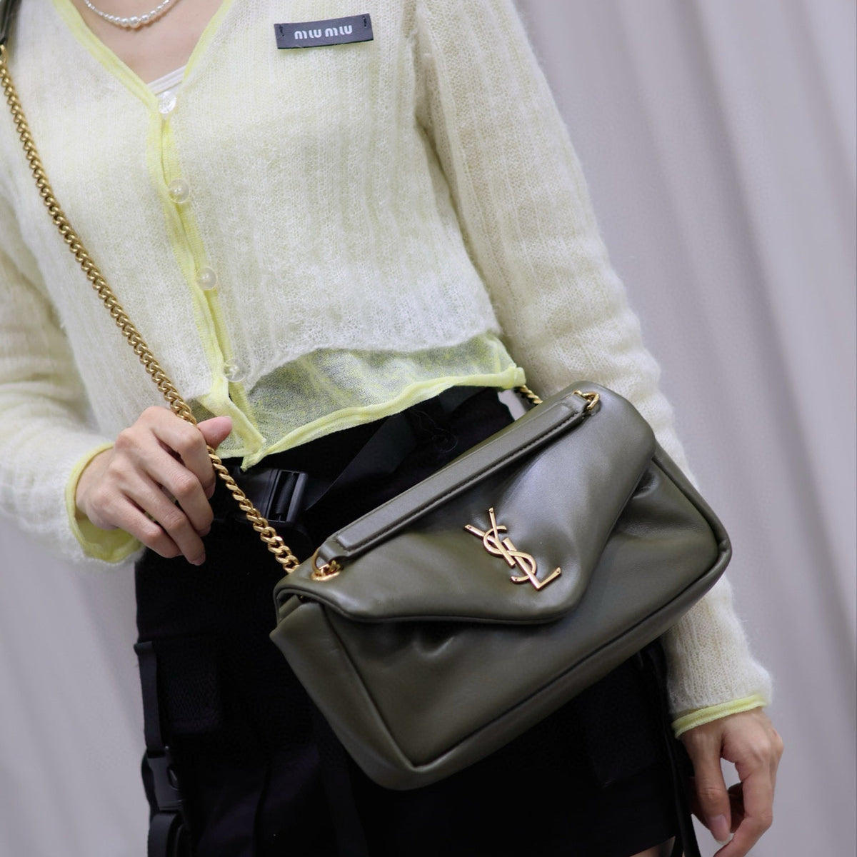 Saint Laurent Bags- Saint Laurent Calypso Medium Bag Premium Designer Shoulder Bag