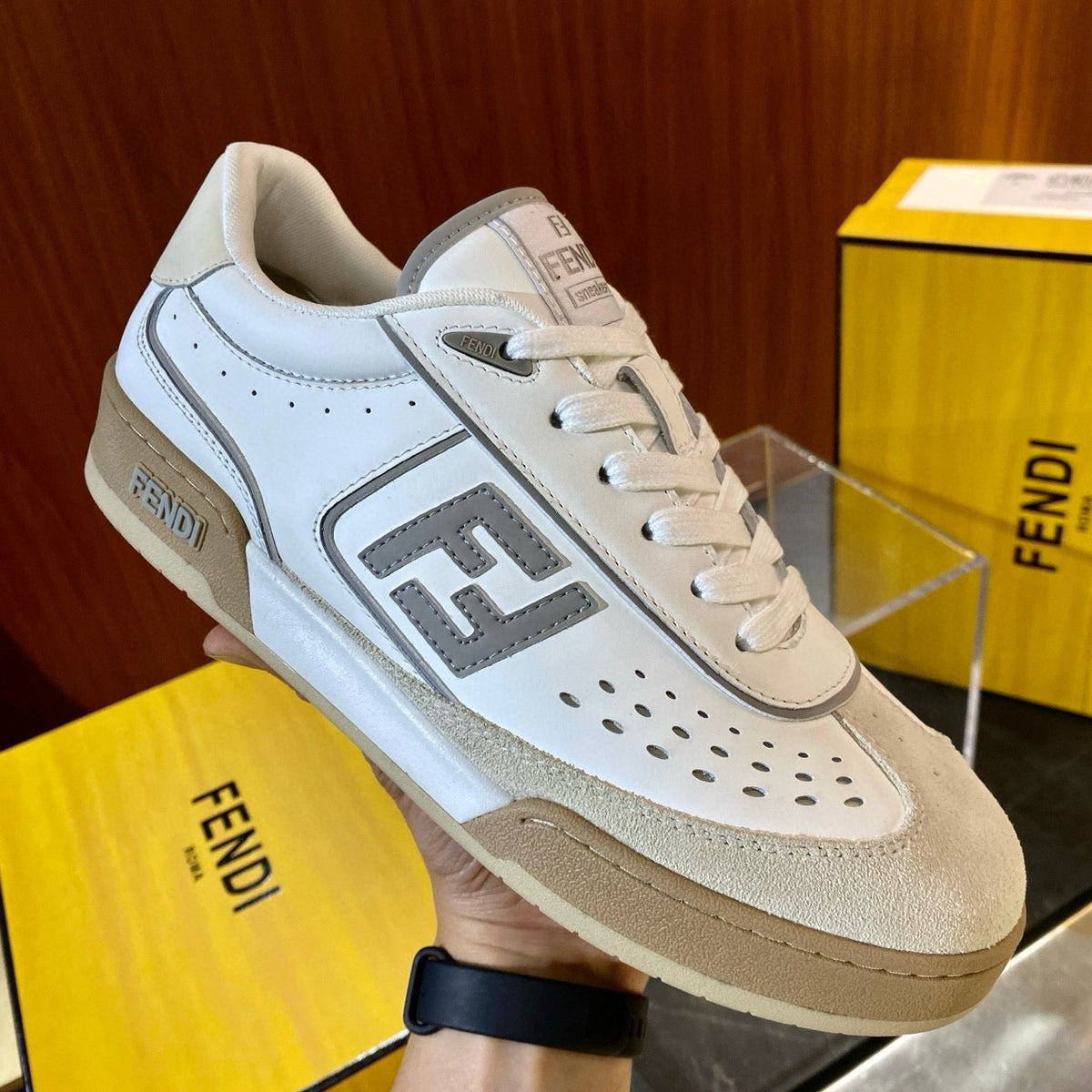 Shoes- Fen Match Sneaker Premium Designer Casual Shoes