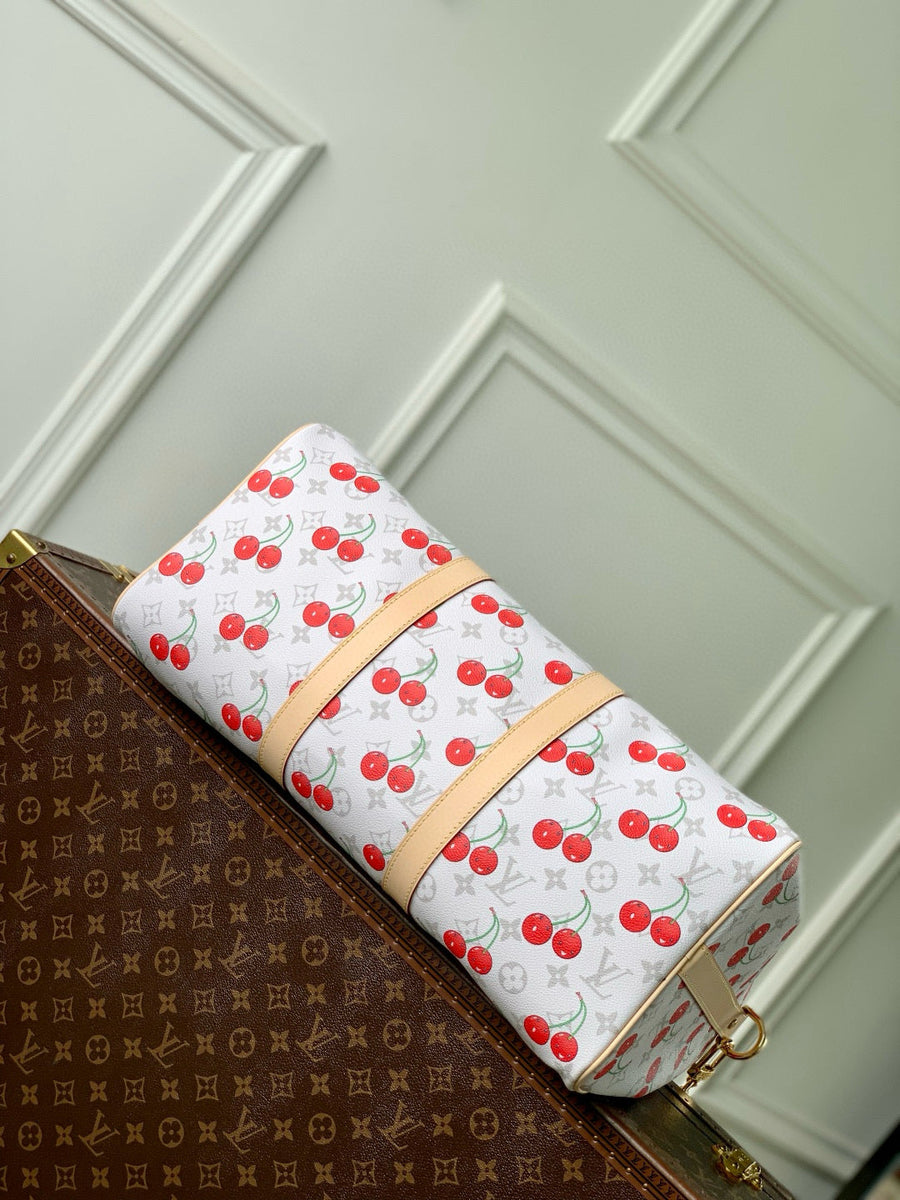 Louis Vuitton Bags- Louis Vuitton Lou x Murakami Keepall 45 Bag Premium Designer Shoulder Bag