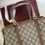 Gucci Emblem Small Tote Bag – luxury designer tote bag at Velouxe