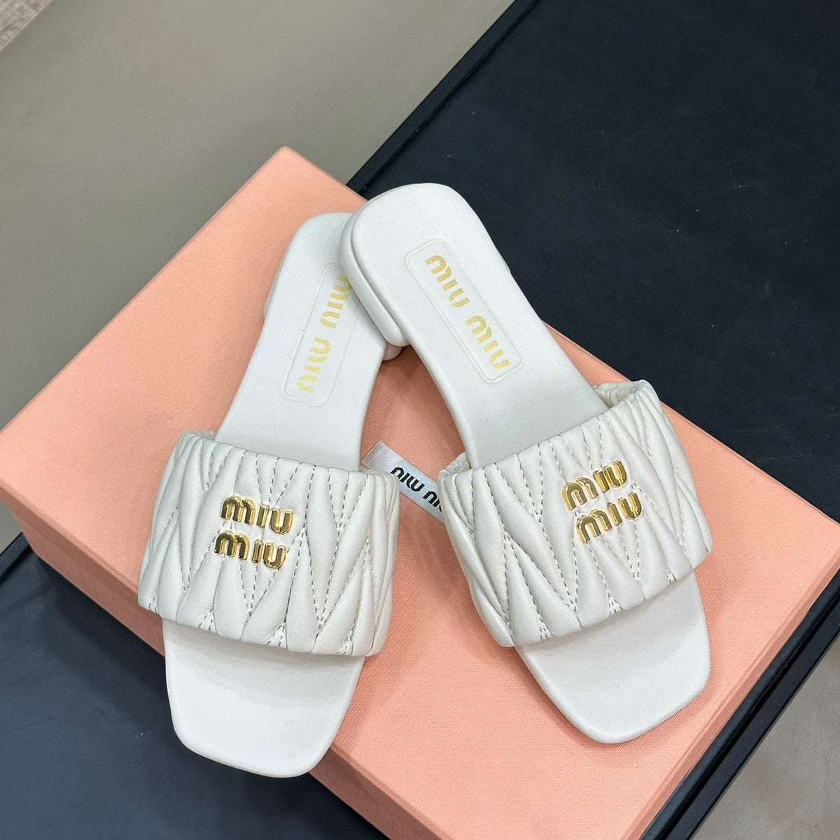 Shoes- Miu M Sandals Premium Designer Casual Shoes