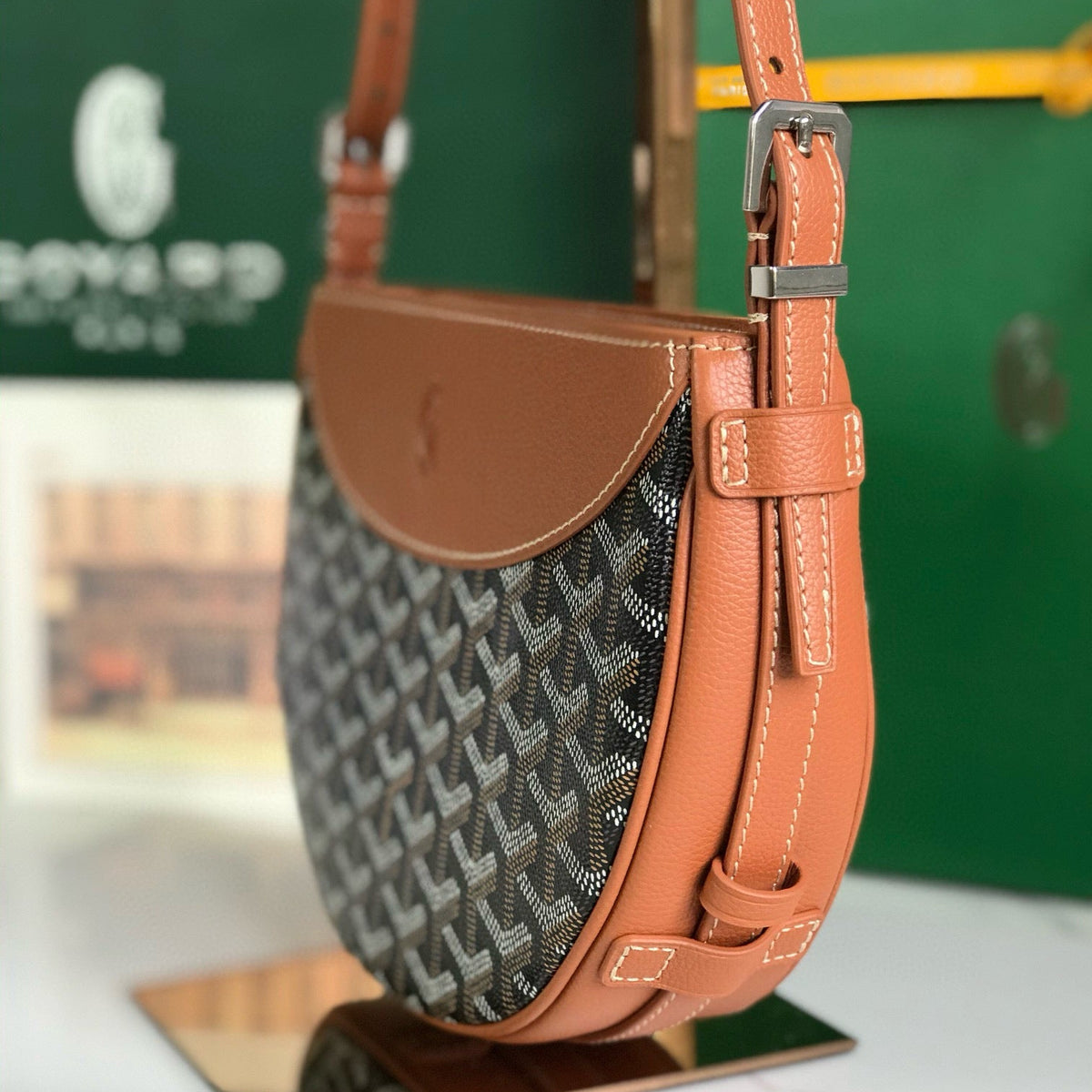 Bags- Goya Hirondelle Bag Luxury Designer Leather Handbag