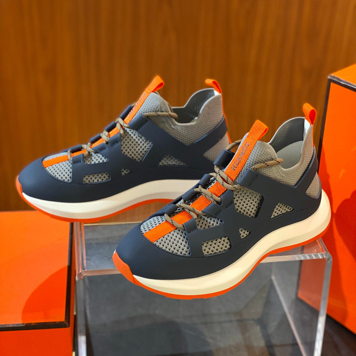 Shoes- Herm Katana Sneakers Premium Designer Casual Shoes