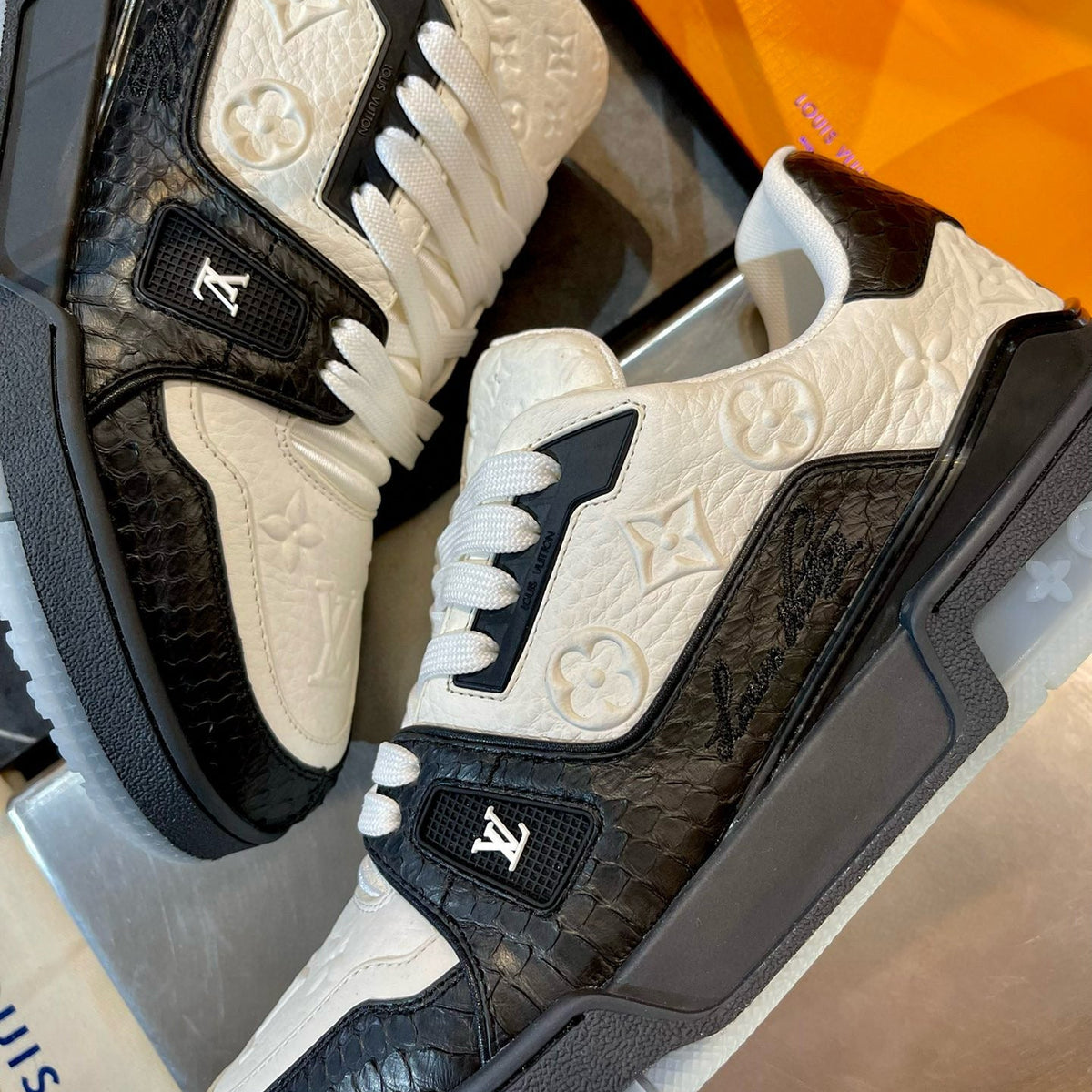 Louis Vuitton Shoes- Louis Vuitton Lou Trainers Luxury Lifestyle Designer Footwear