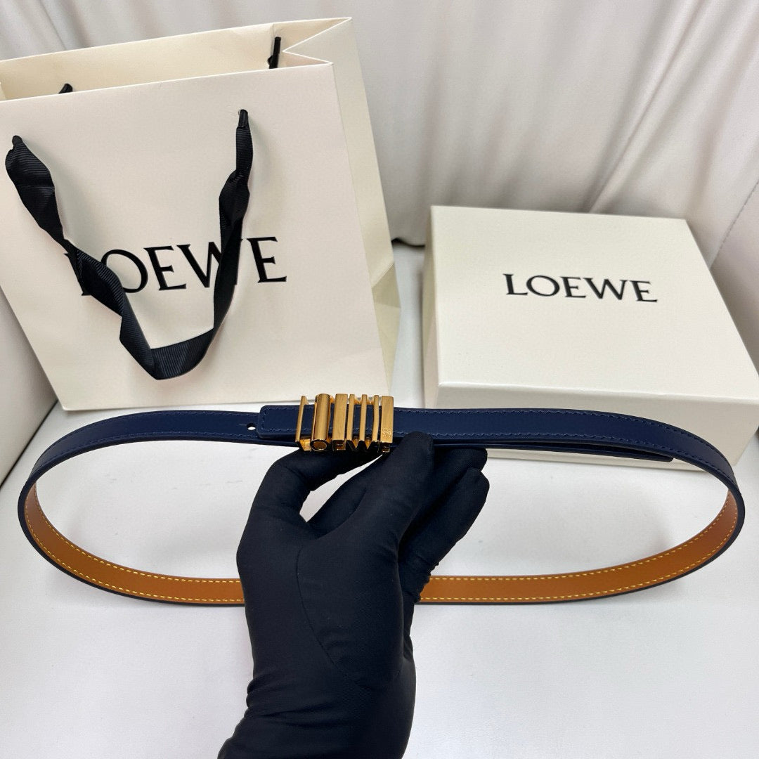 Belts- Loew Belt 1.5 Cm Premium Leather Designer Belt