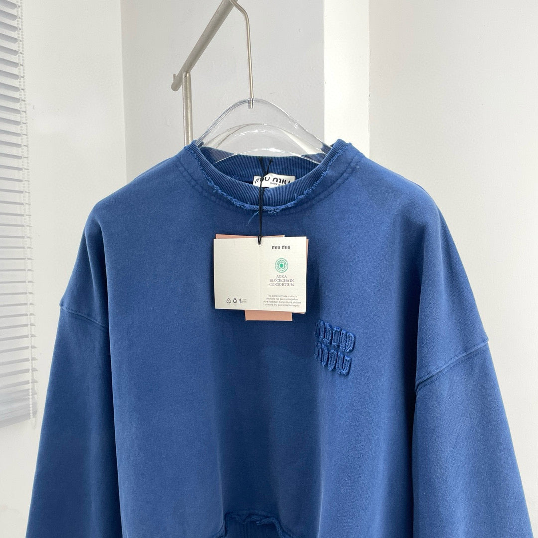 Hoodies- Miu M Sweatshirt Comfortable Luxury Streetwear Hoodie