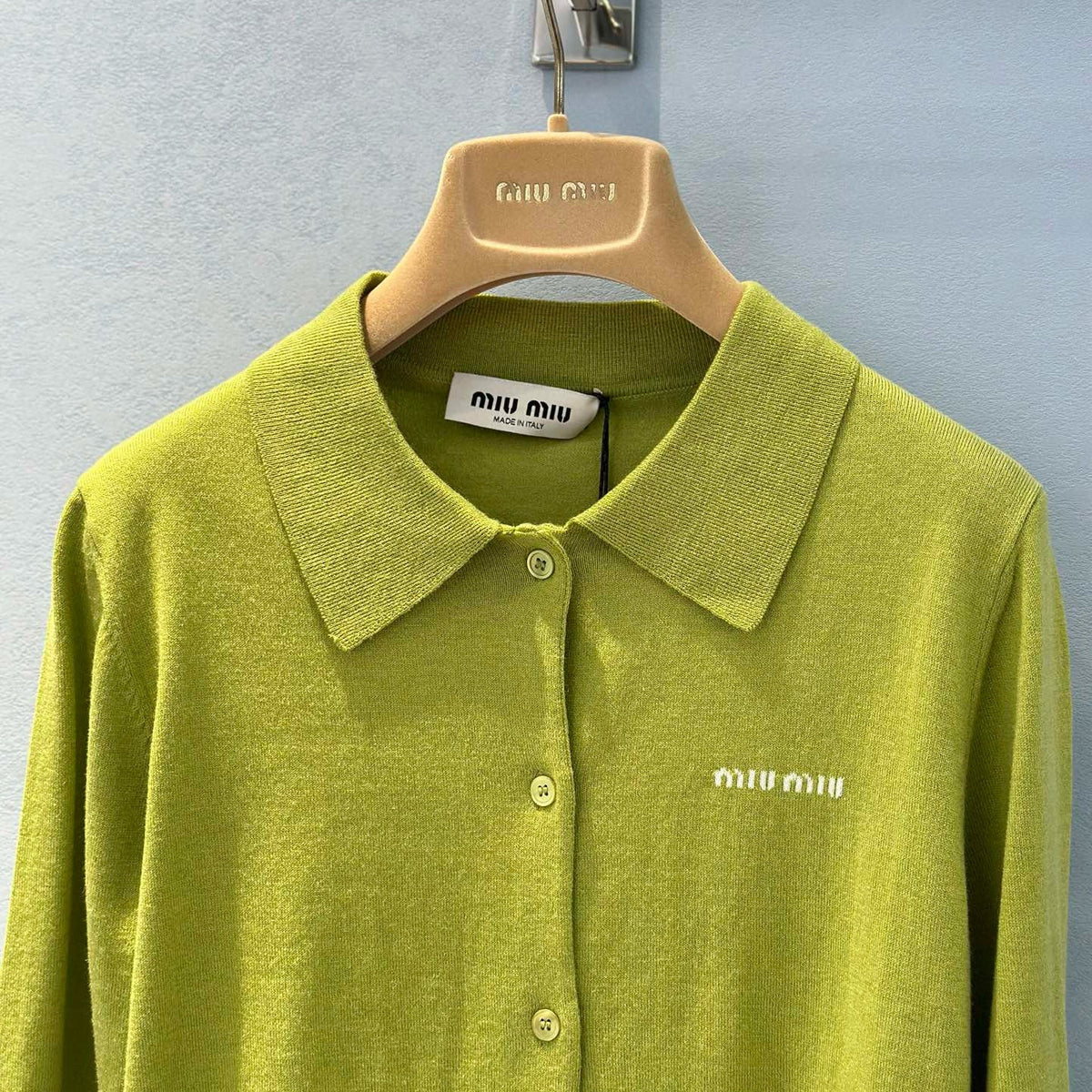 Sweaters- Miu M Cardigan Luxury Designer Knit Sweater