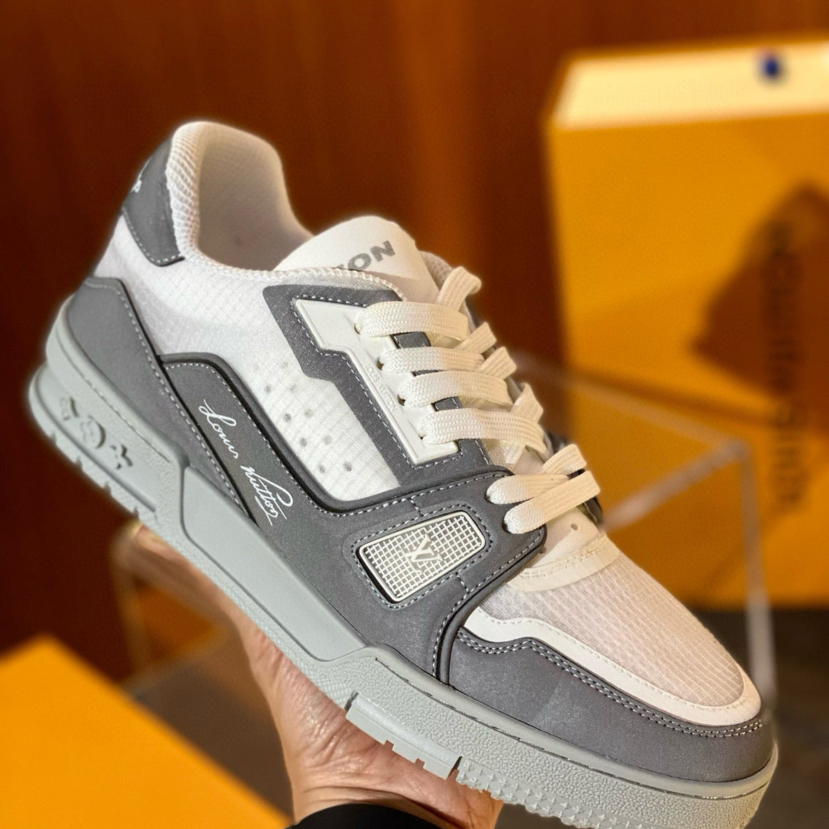 Louis Vuitton Shoes- Louis Vuitton Lou Trainers Premium Designer Casual Shoes