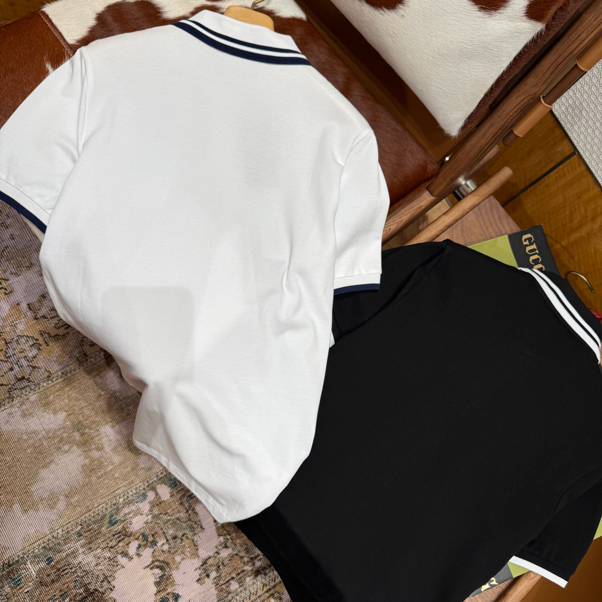 Gucci Polo Shirts- Gucci Polo Shirt Classic Designer Cotton Polo Shirt