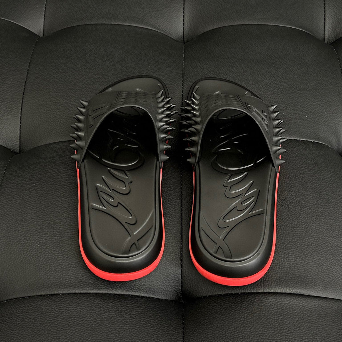 Shoes- Cl Spike Slides Premium Designer Casual Shoes