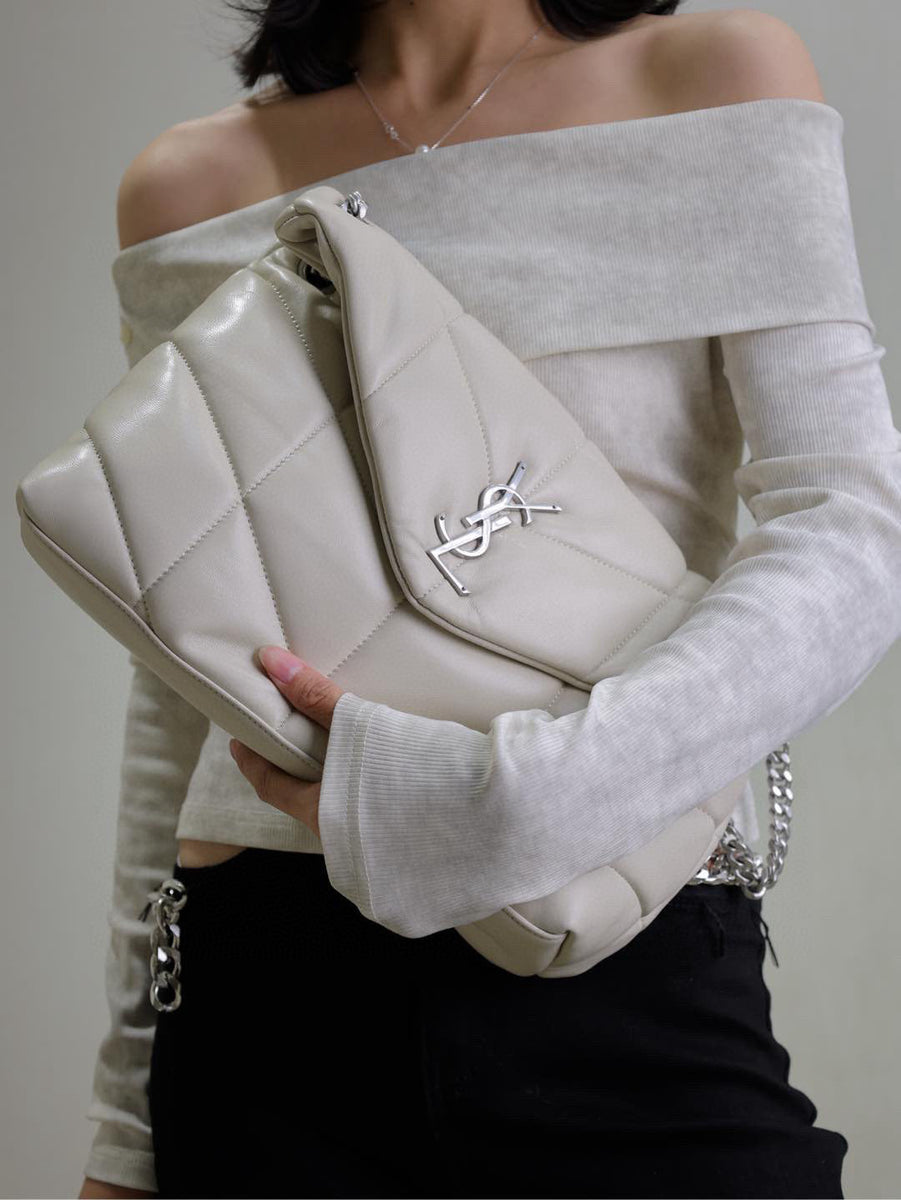 Saint Laurent Bags- Saint Laurent Loulou Medium Puffer Bag Premium Designer Shoulder Bag
