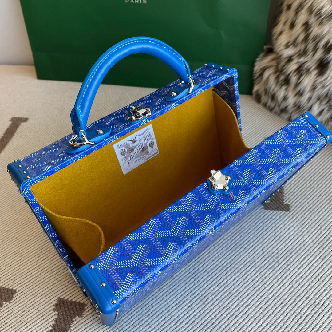 Bags- Goya Grand Hotel Trunk Bag Luxury Designer Leather Handbag