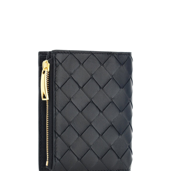 Bottega Veneta premium wallets detail and craftsmanship close-up