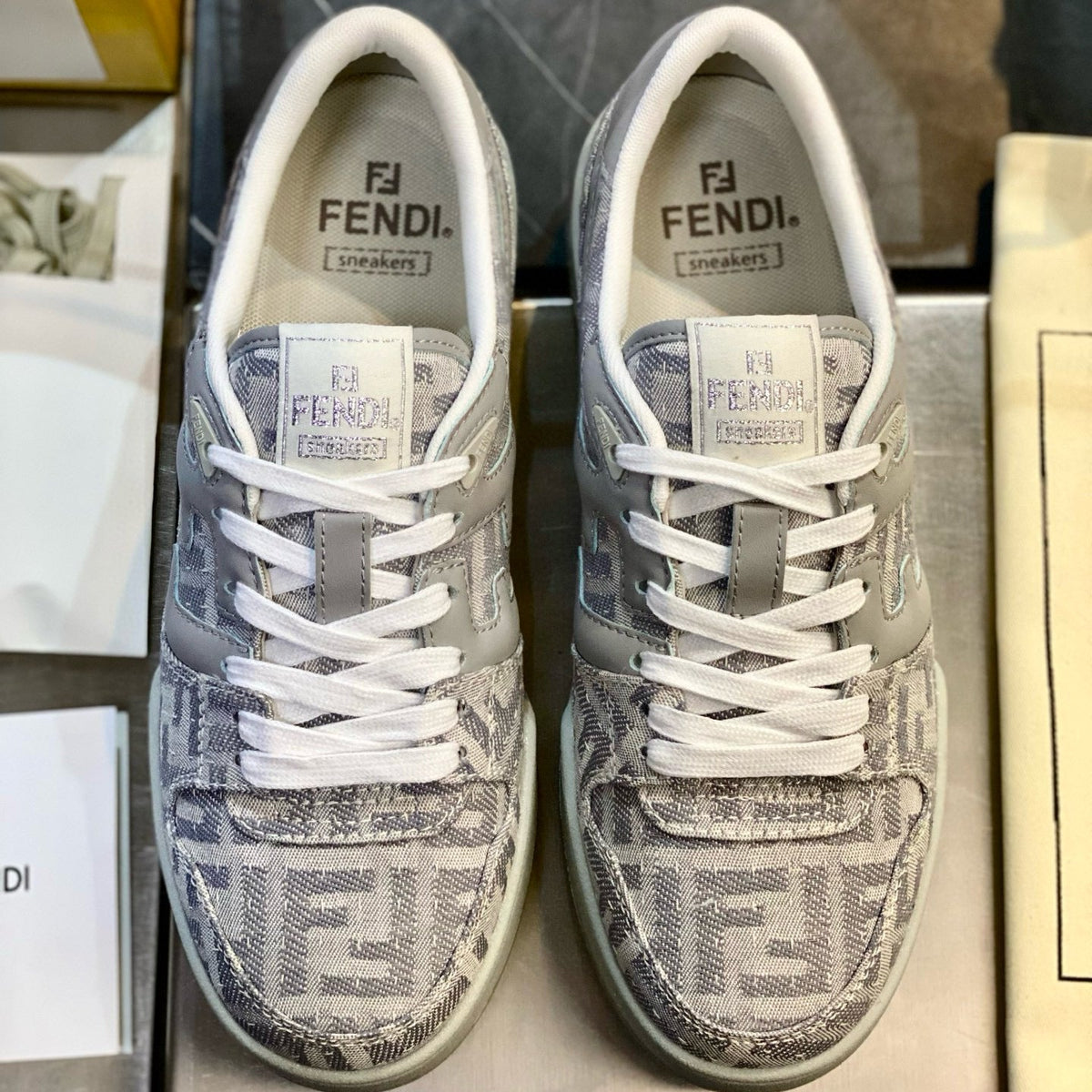Shoes- Fen Match Sneaker Premium Designer Casual Shoes