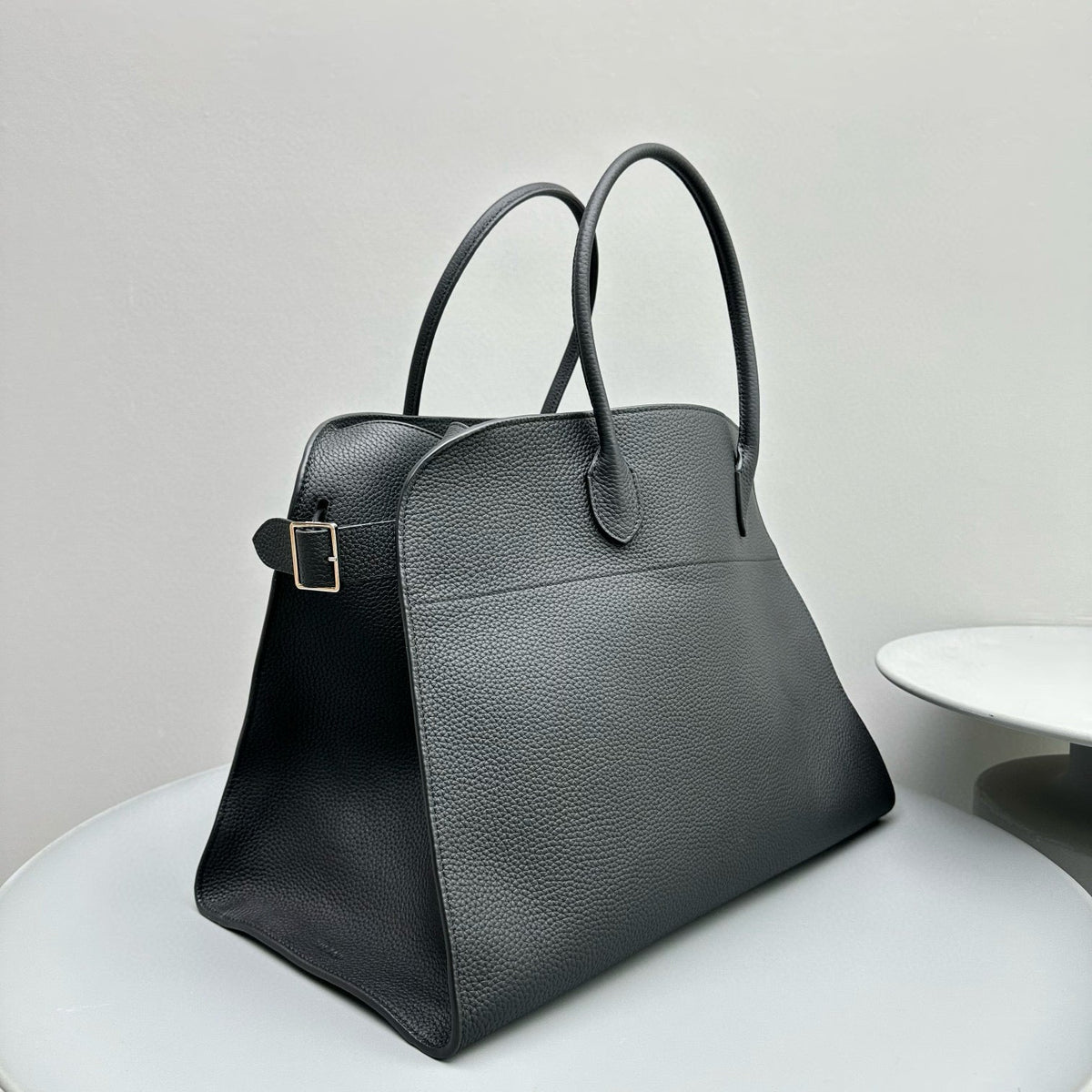 The Row Bags- The Row Margaux 17 Bag Luxury Designer Leather Handbag